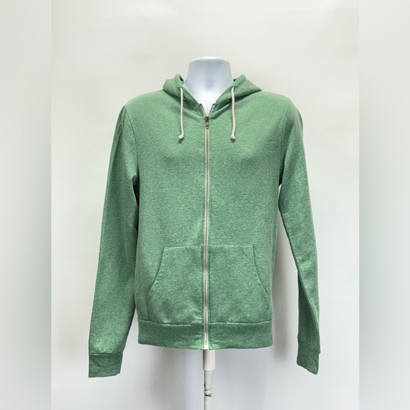 THREADS 4 THOUGHT Men’s green full zip hoodie jacket size S - Picture 5 of 12